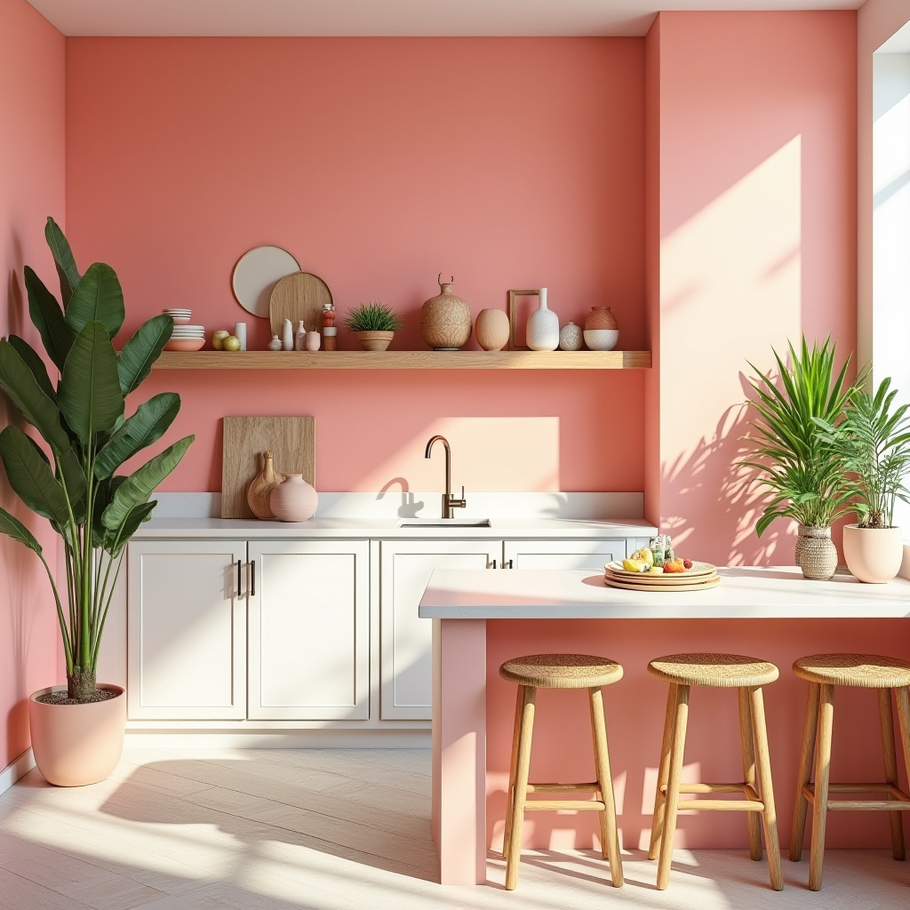pink kitchen decor 25