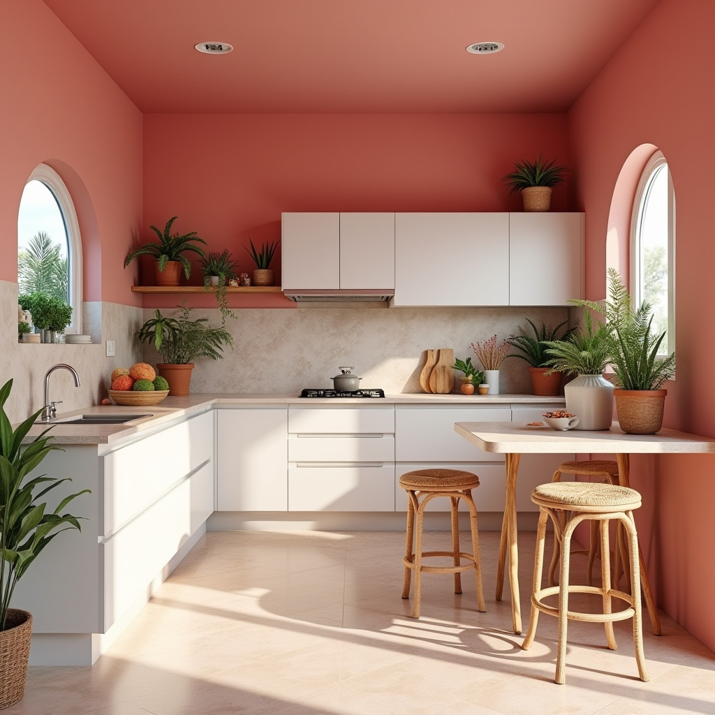 pink kitchen decor 26