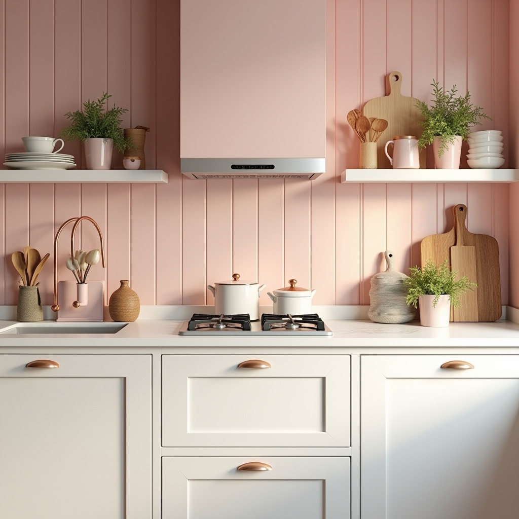 pink kitchen decor 27