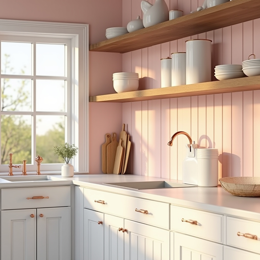 pink kitchen decor 28