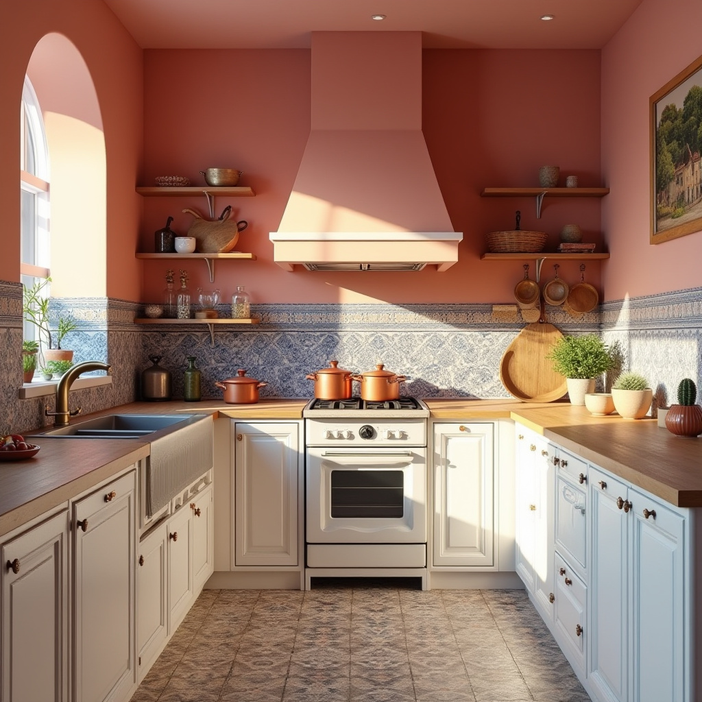 pink kitchen decor 35