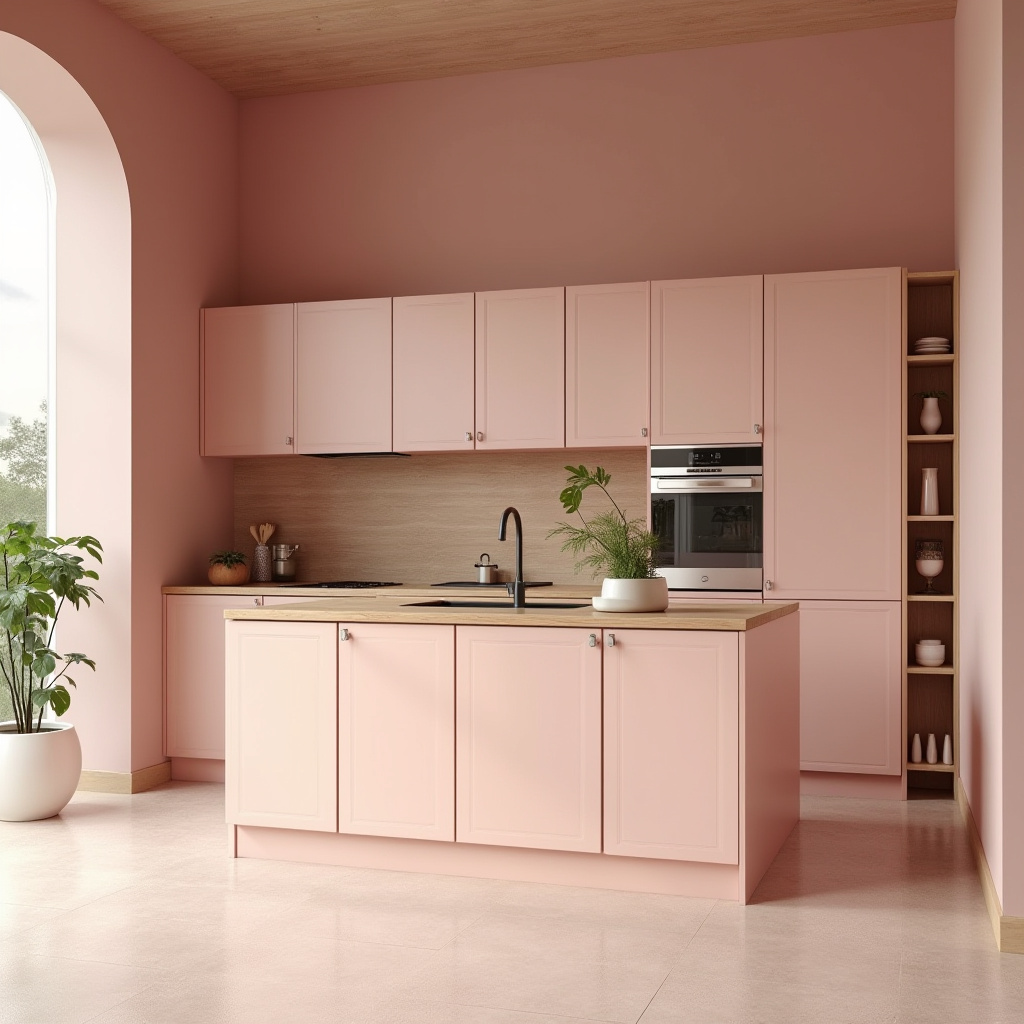 pink kitchen decor 40