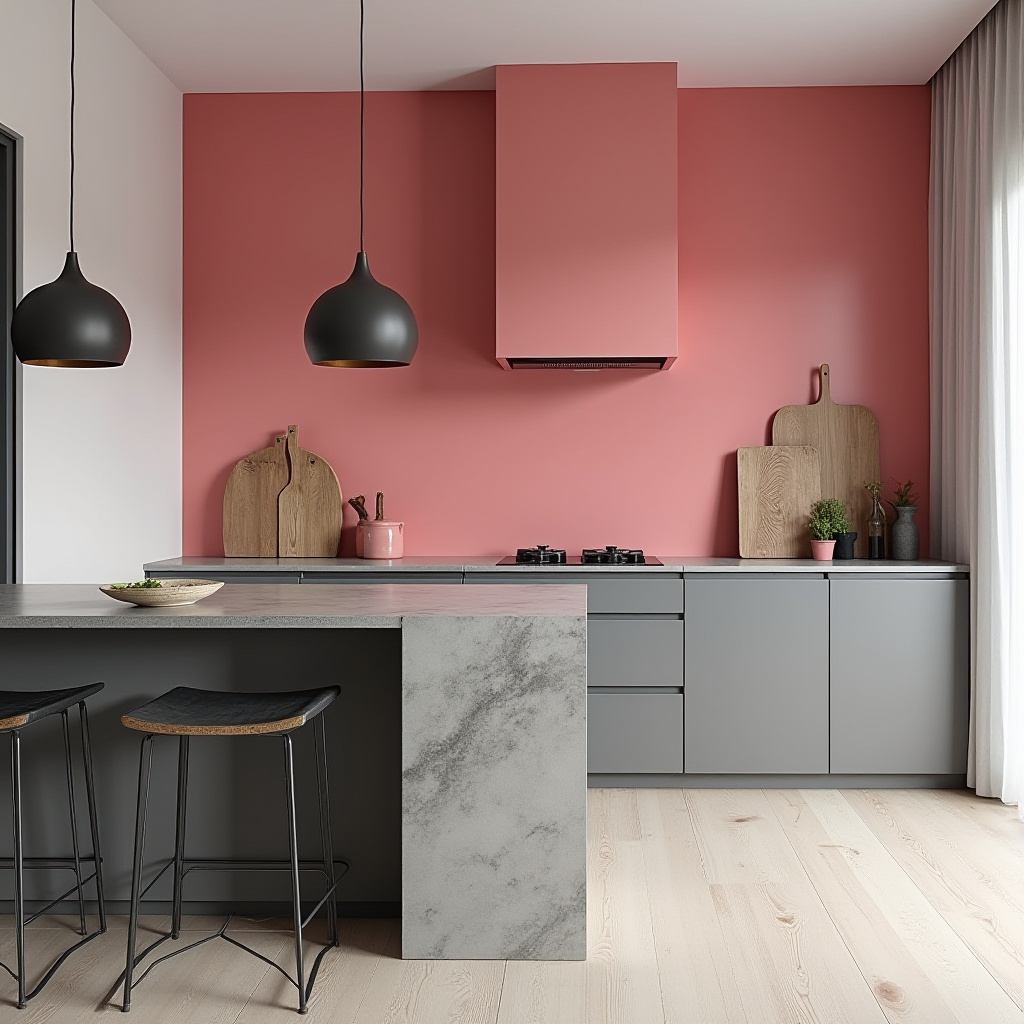 pink kitchen decor 9