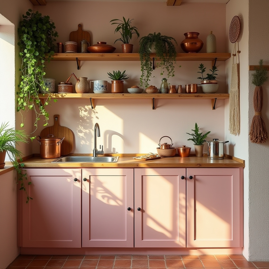 pink kitchen ideas 12
