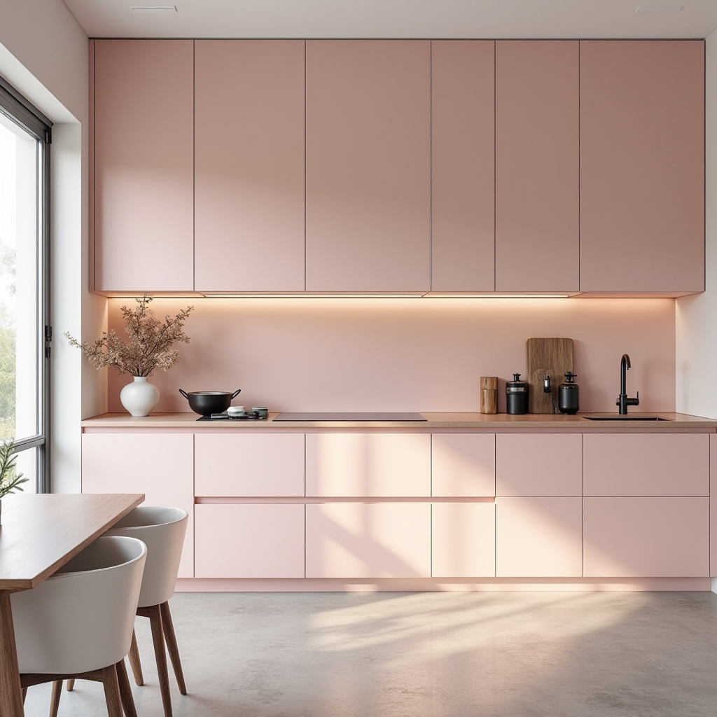 pink kitchen ideas 13
