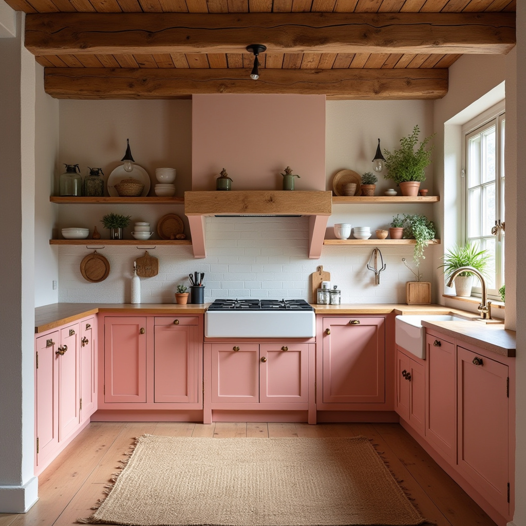 pink kitchen ideas 23