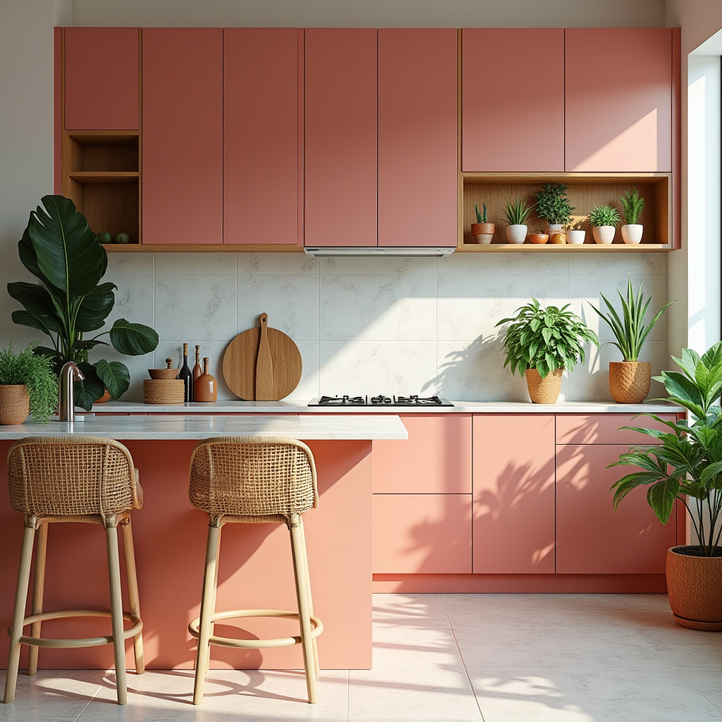 pink kitchen ideas 37