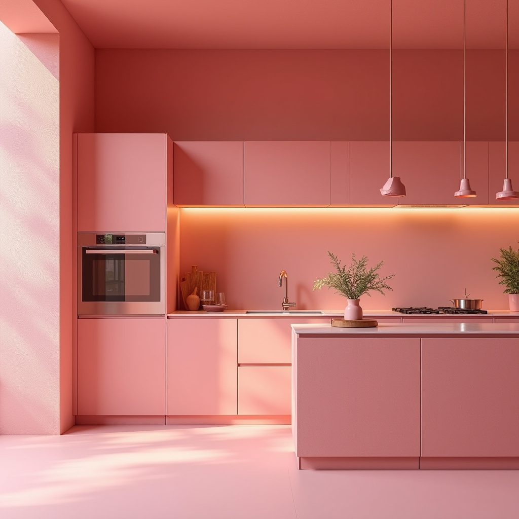 pink kitchen ideas 39