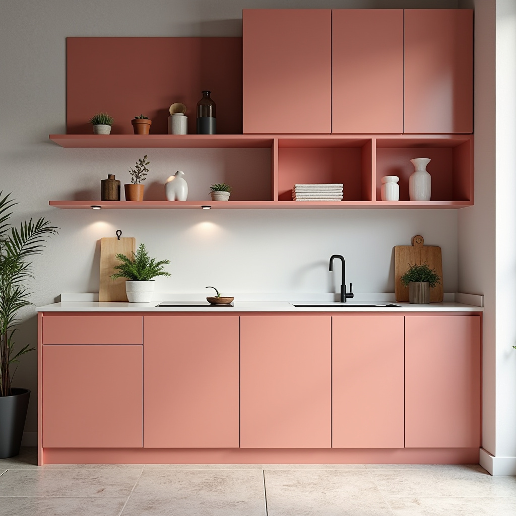 pink kitchen ideas 9