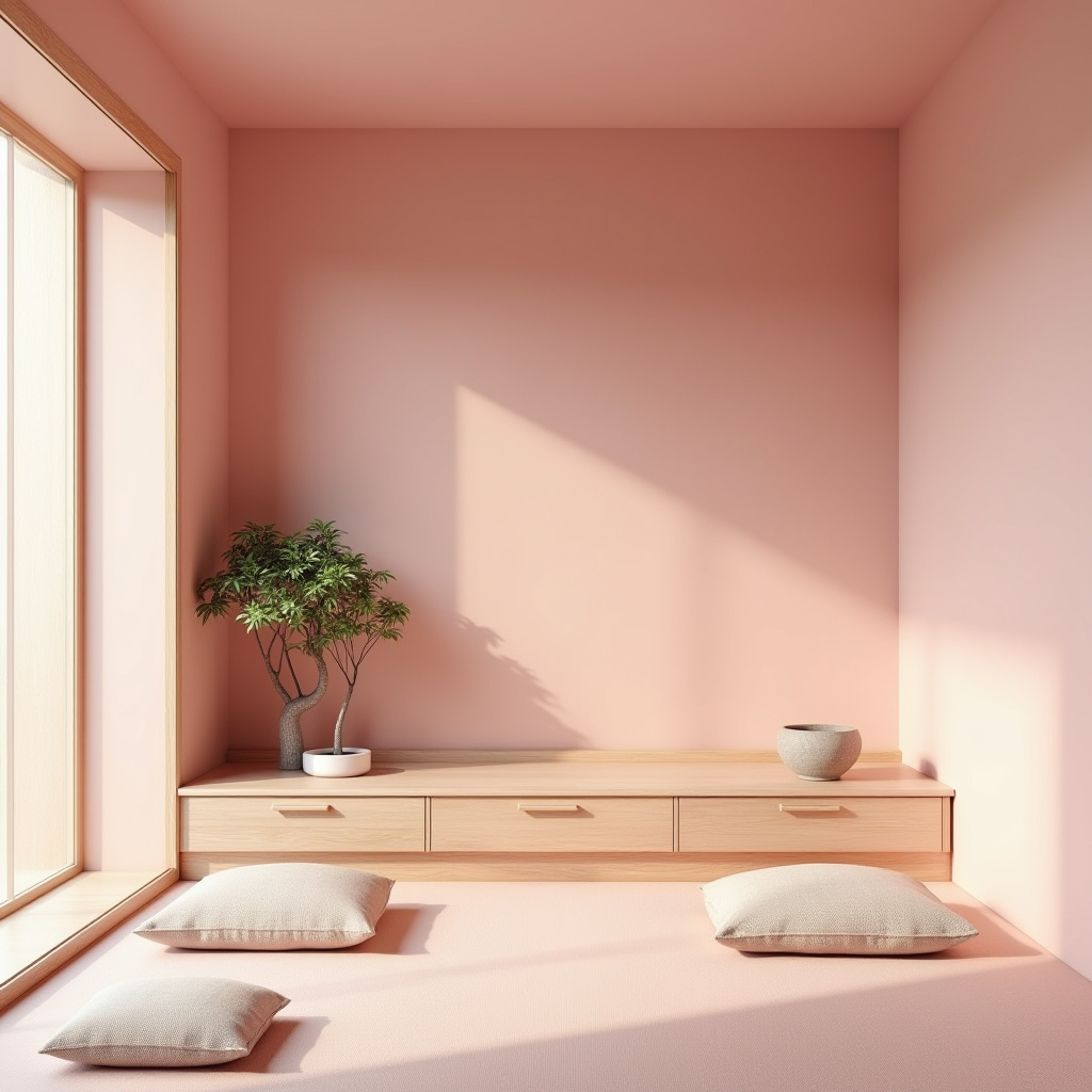 pink living room ideas 17