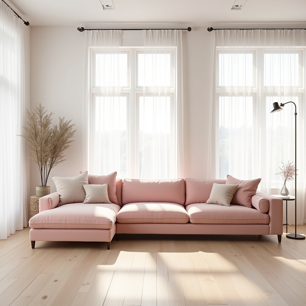 pink living room ideas 2