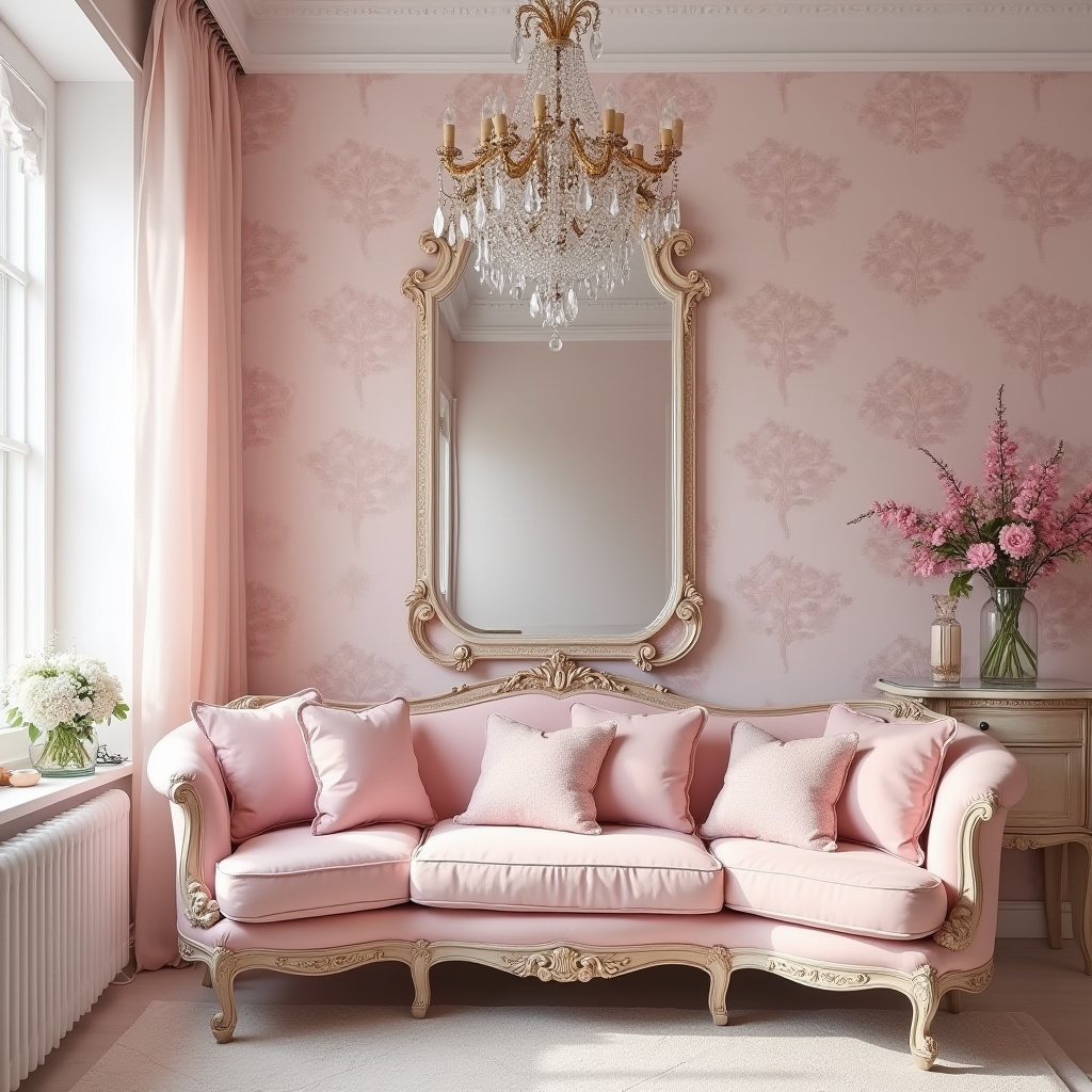 pink living room ideas 25
