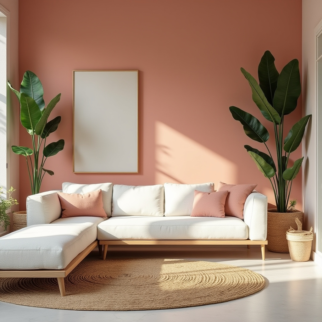 pink living room ideas 29
