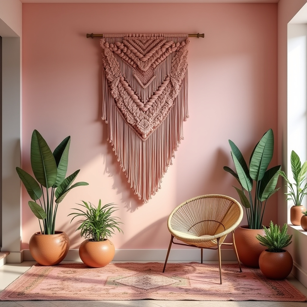 pink living room ideas 3