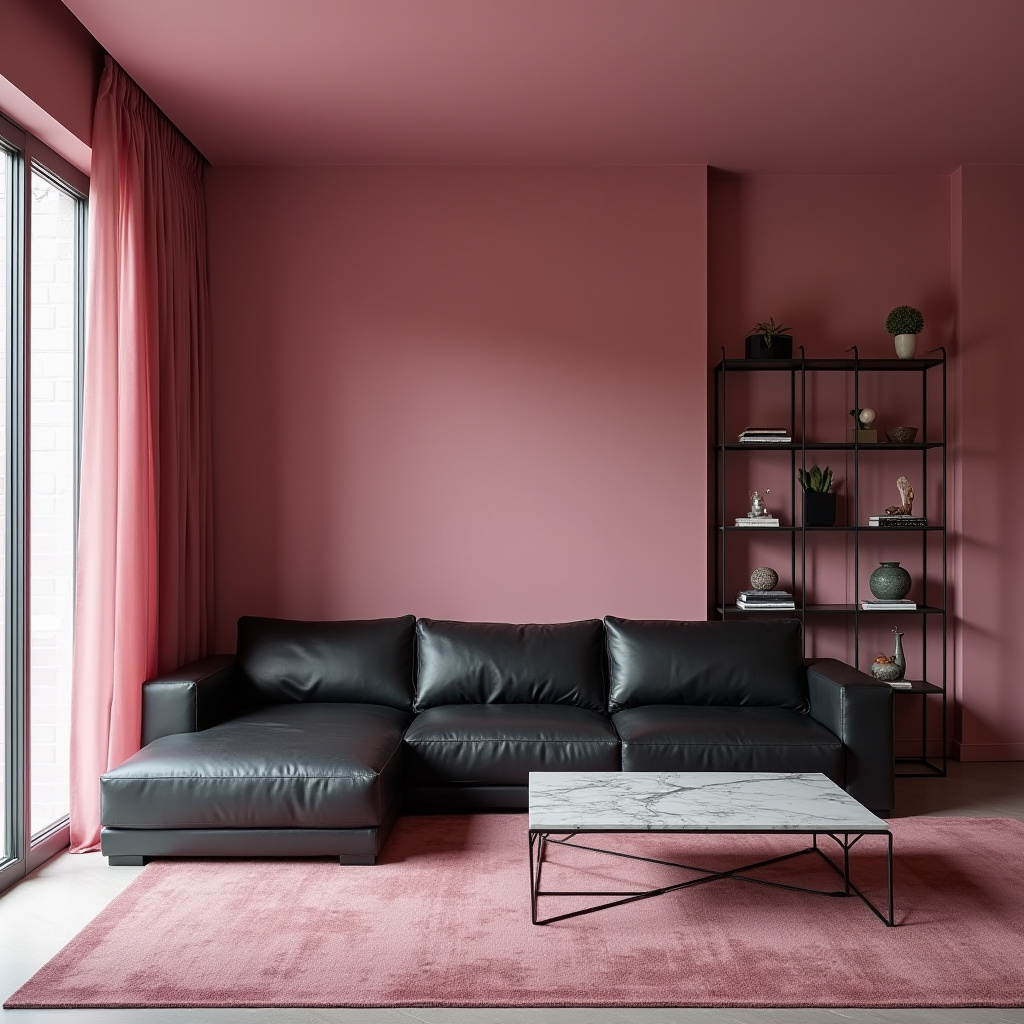 pink living room ideas 31