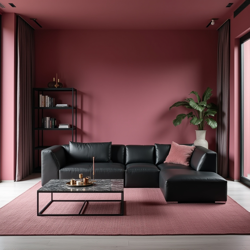 pink living room ideas 32