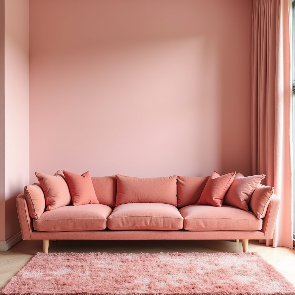 pink living room ideas 37