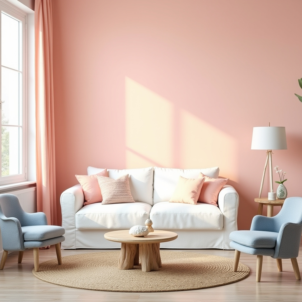 pink living room ideas 7
