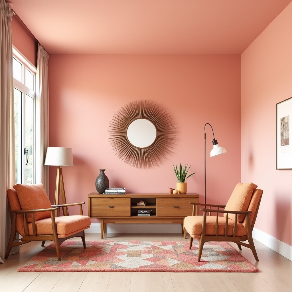pink living room ideas 9
