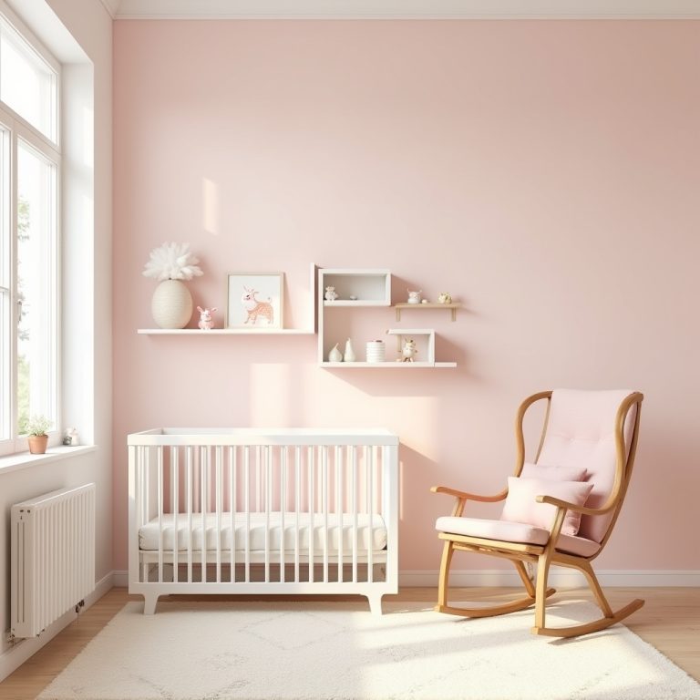 pink nursery decor 1