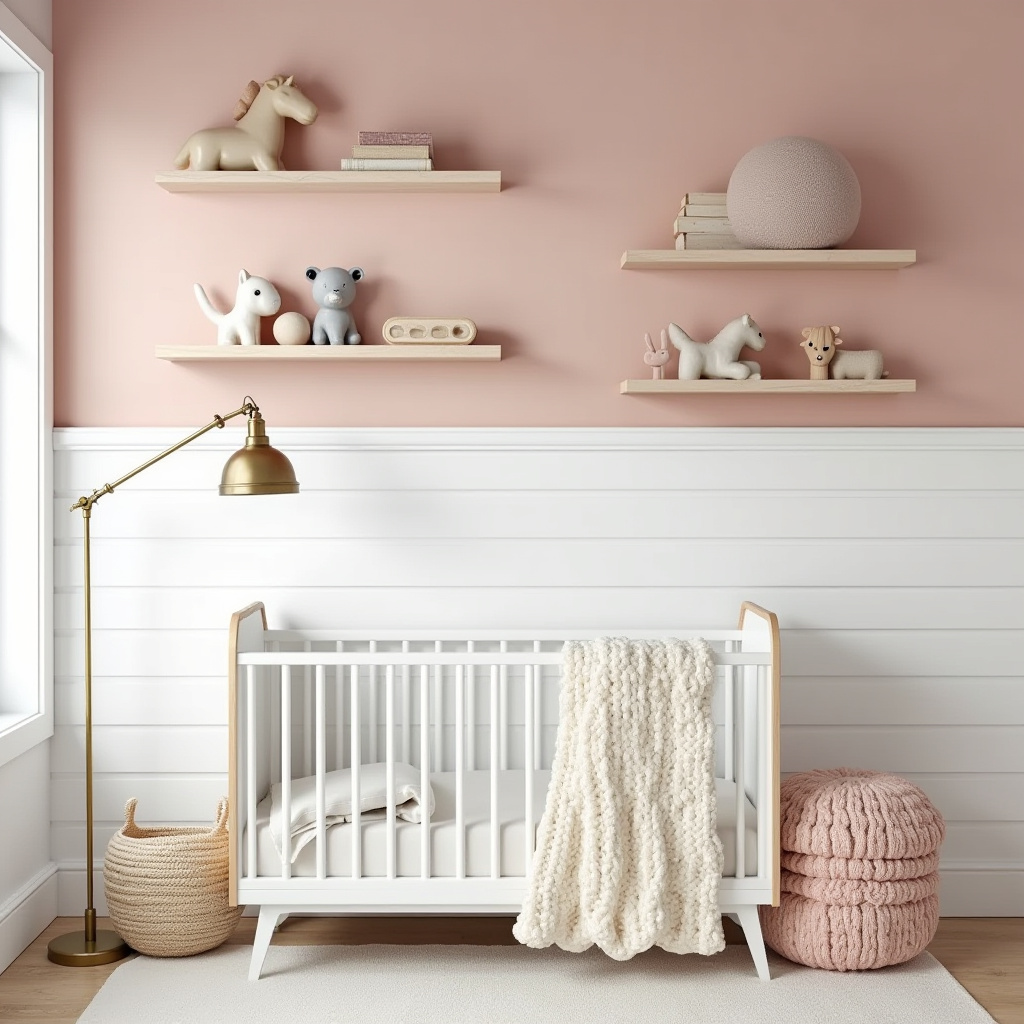 pink nursery decor 12