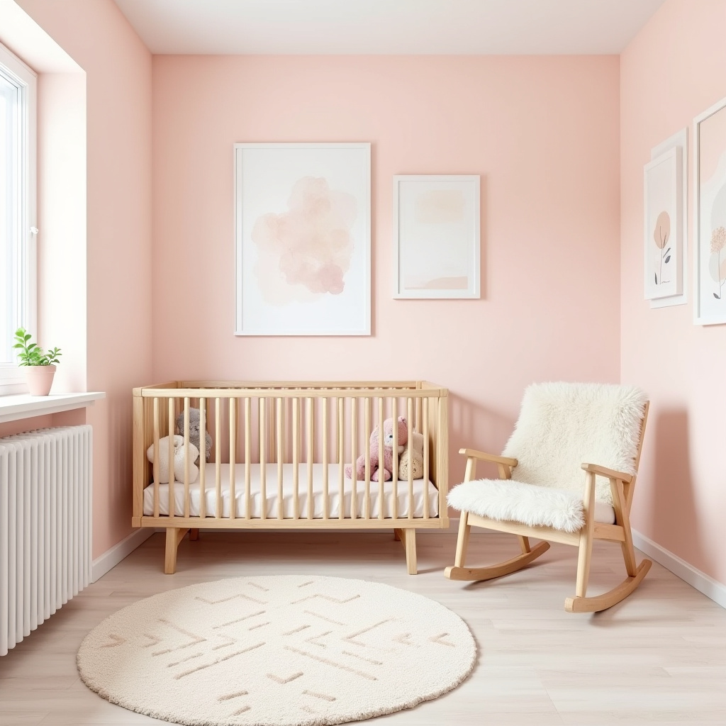 pink nursery decor 14