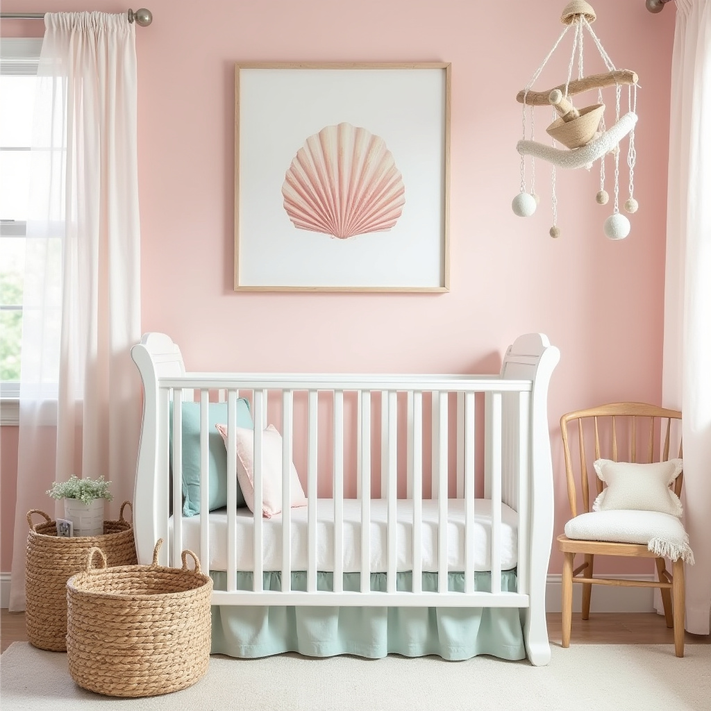 pink nursery decor 15
