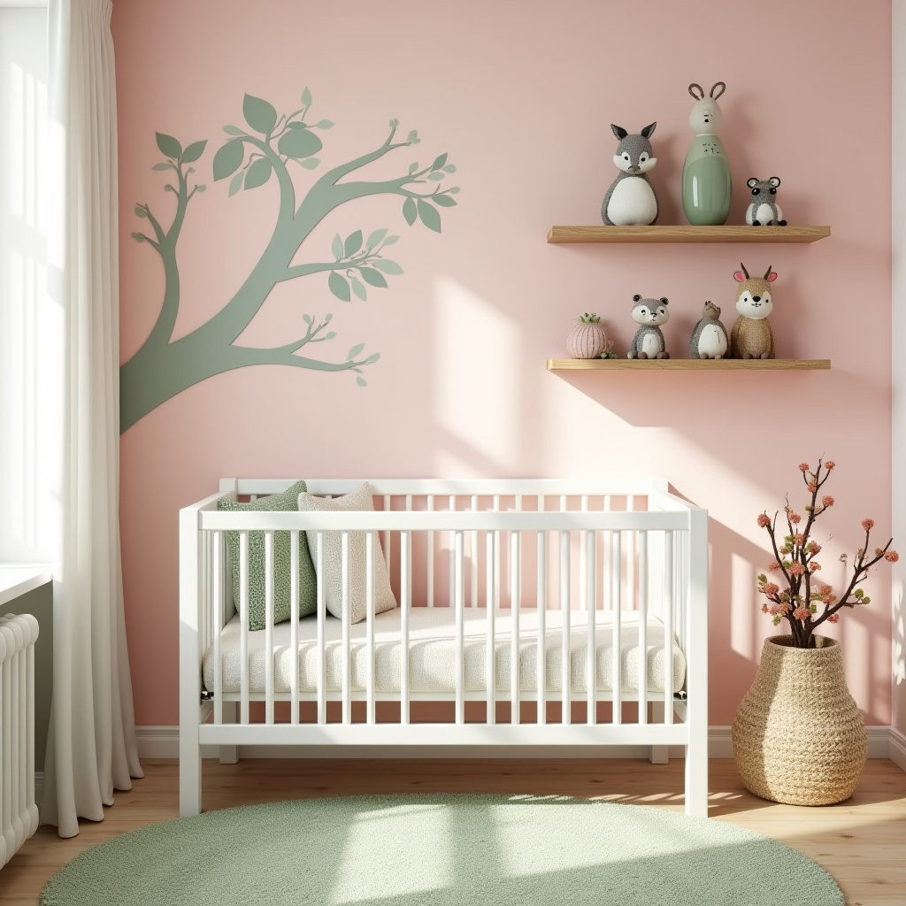 pink nursery decor 20