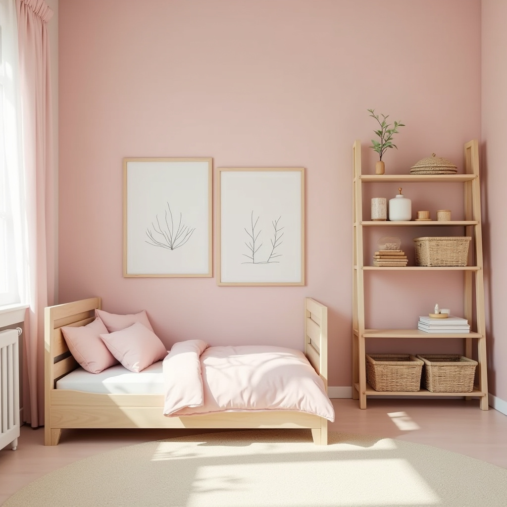 pink nursery decor 22
