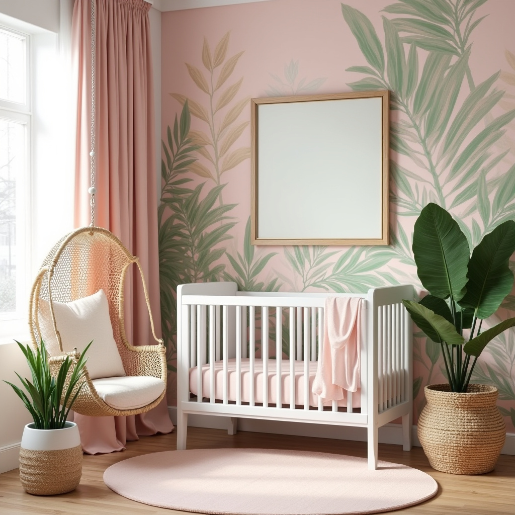 pink nursery decor 25