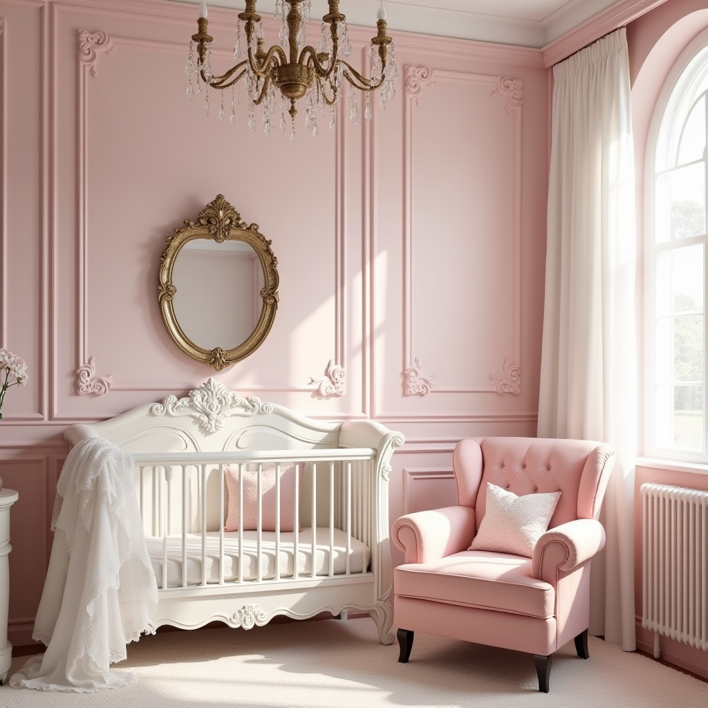 pink nursery decor 28