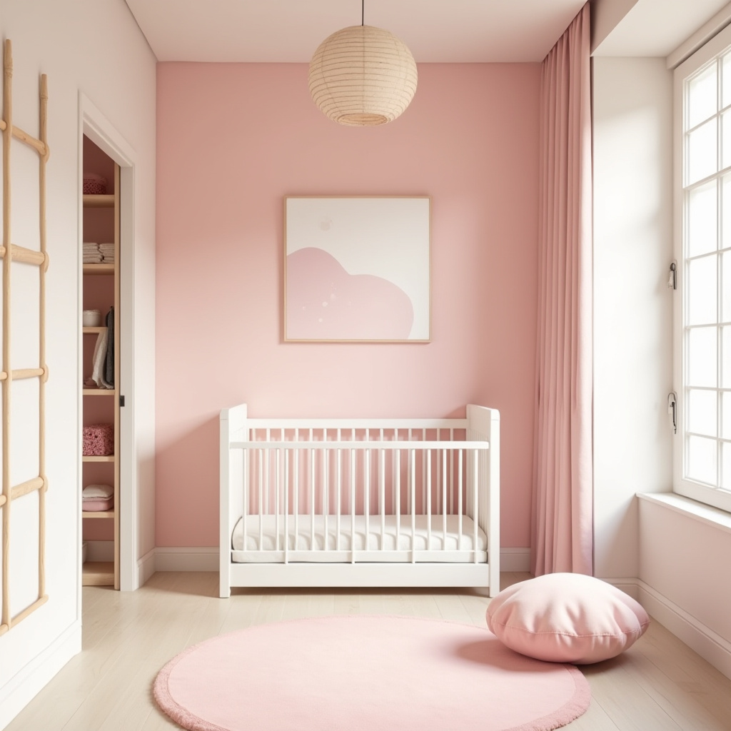 pink nursery decor 29