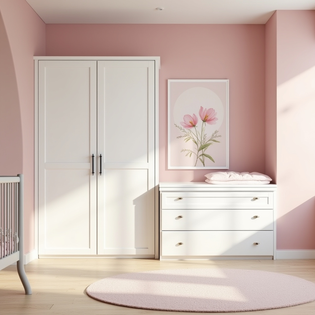 pink nursery decor 3