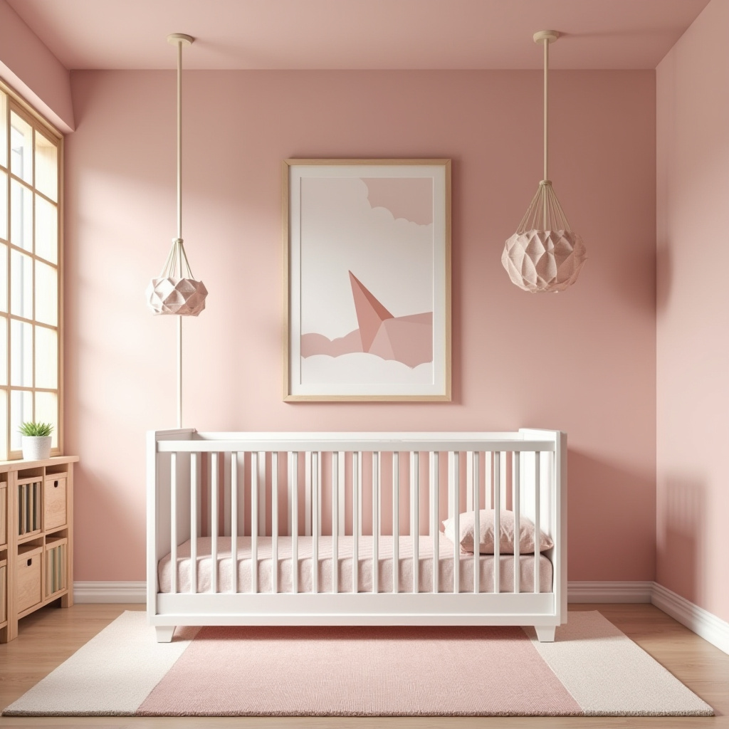 pink nursery decor 30