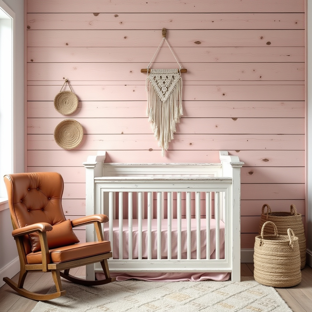pink nursery decor 37