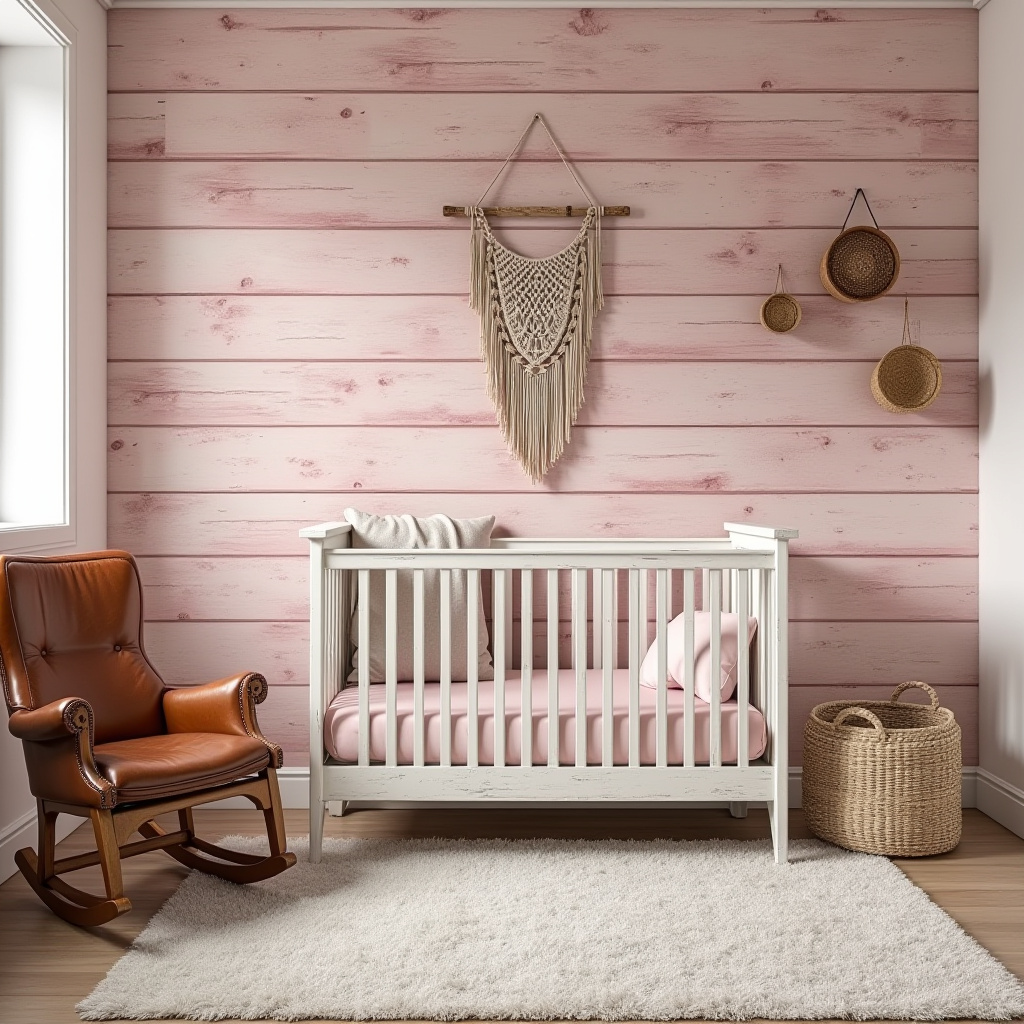 pink nursery decor 38