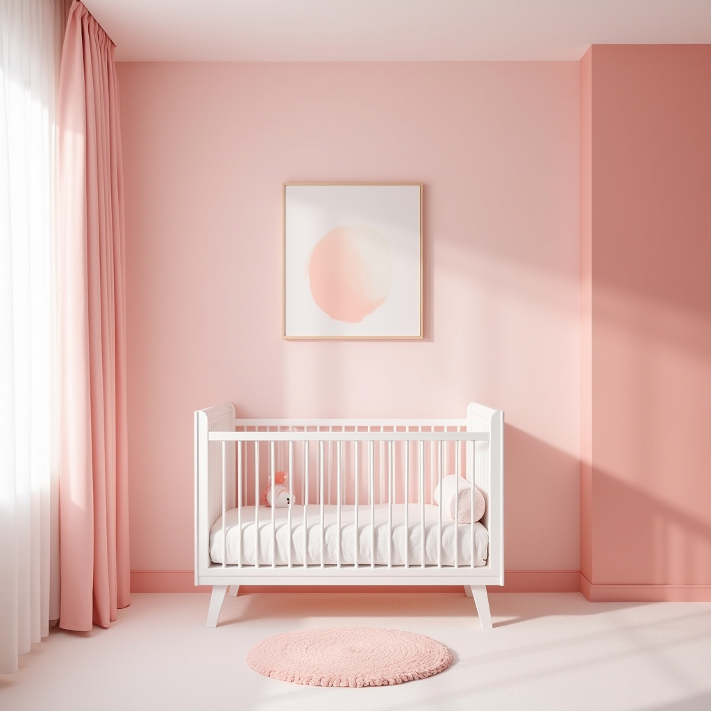 pink nursery decor 40