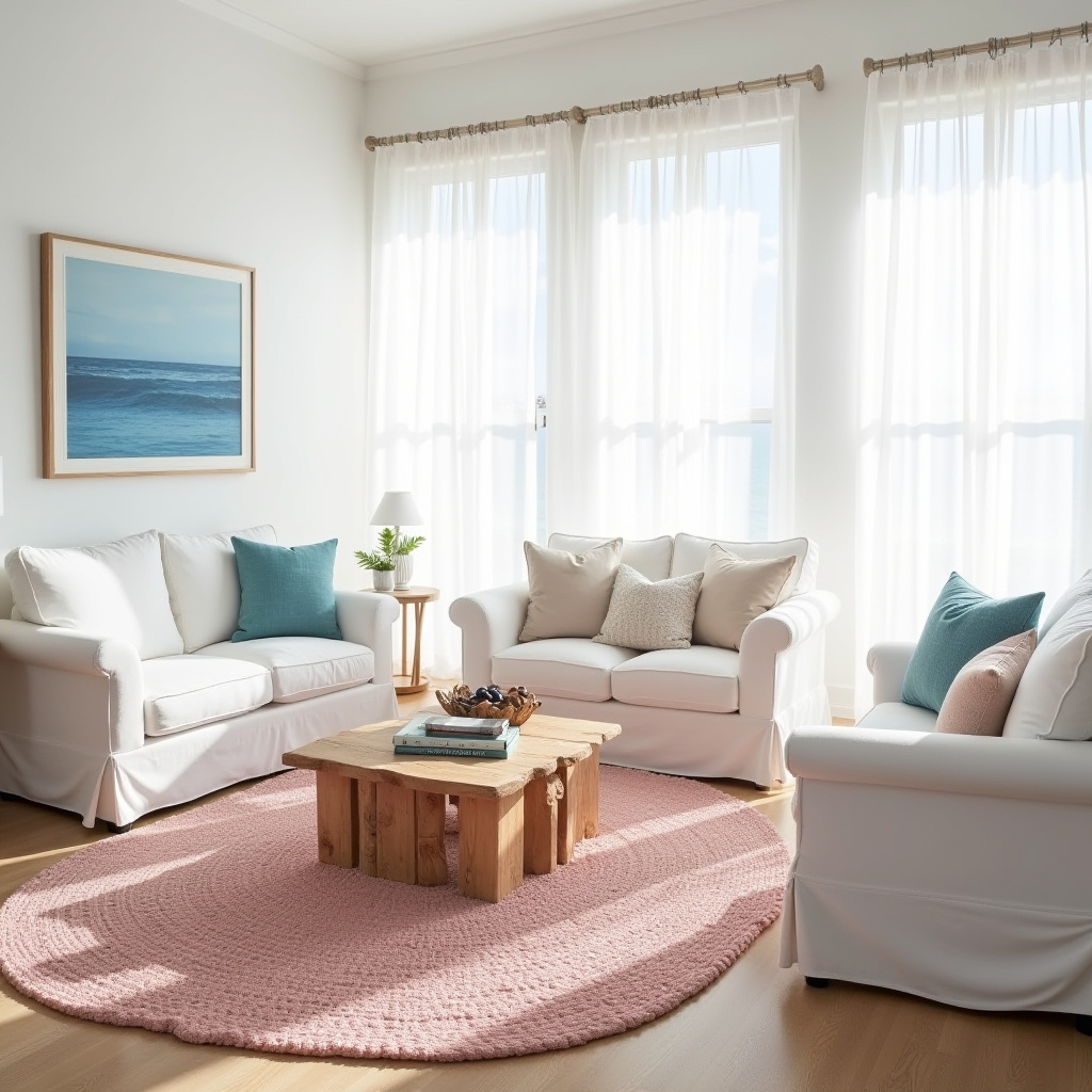 pink rug living room 11