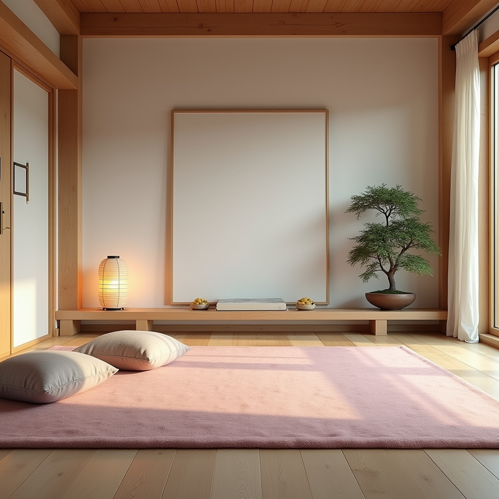 pink rug living room 23