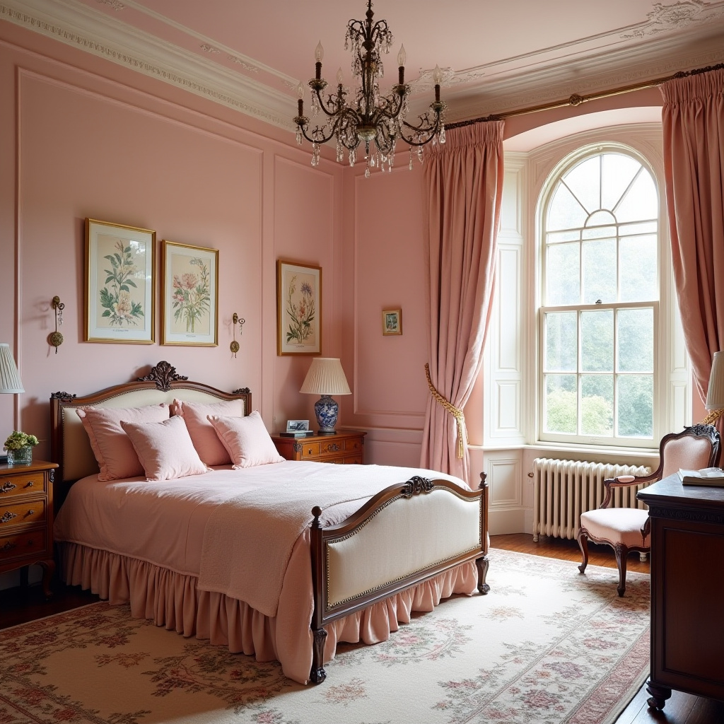 pink victorian bedroom 11