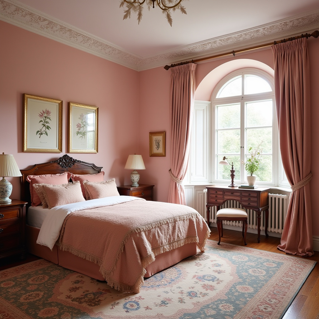 pink victorian bedroom 12