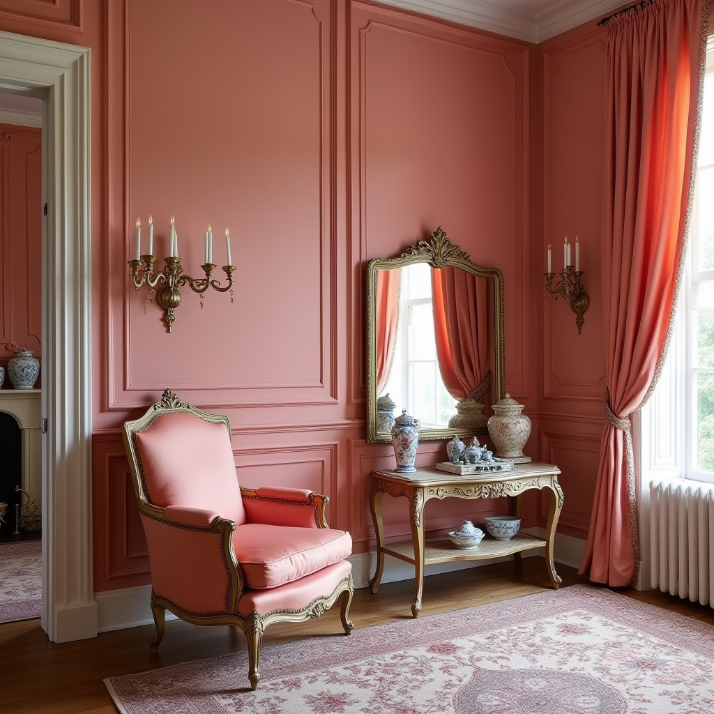 pink victorian bedroom 16