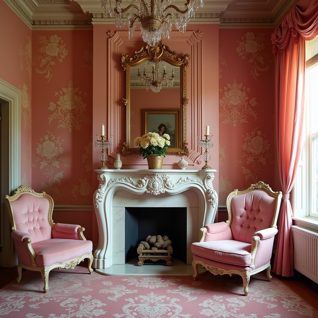 pink victorian bedroom 18