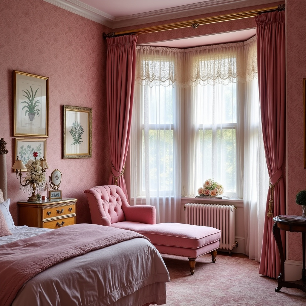 pink victorian bedroom 21