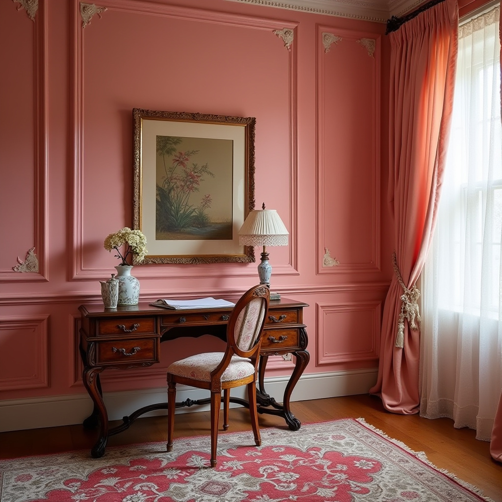 pink victorian bedroom 23