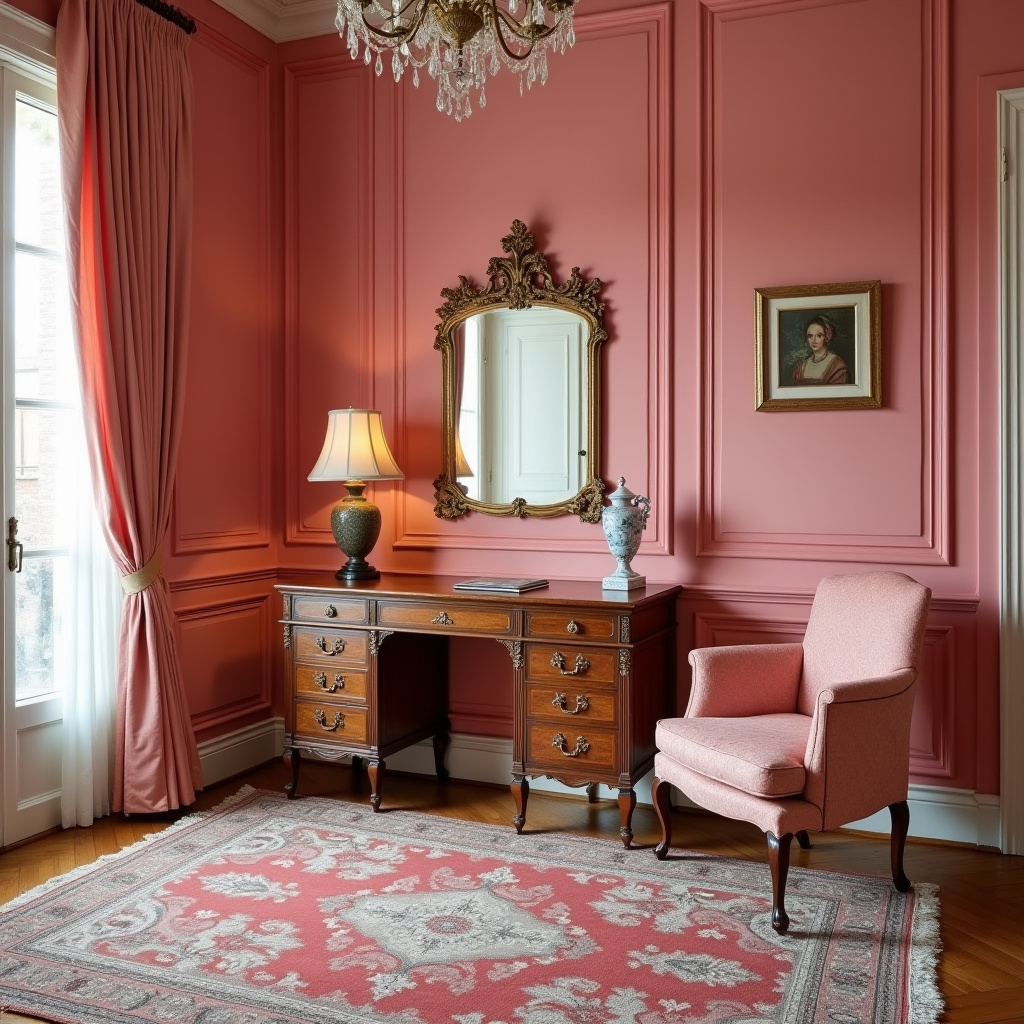 pink victorian bedroom 24