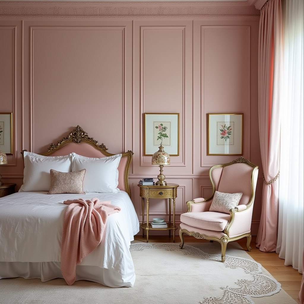 pink victorian bedroom 27