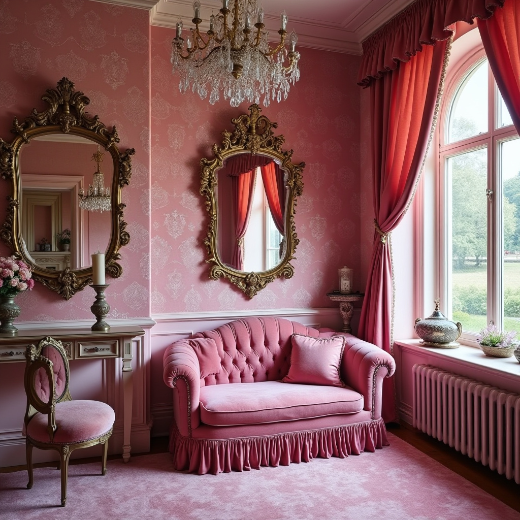 pink victorian bedroom 29