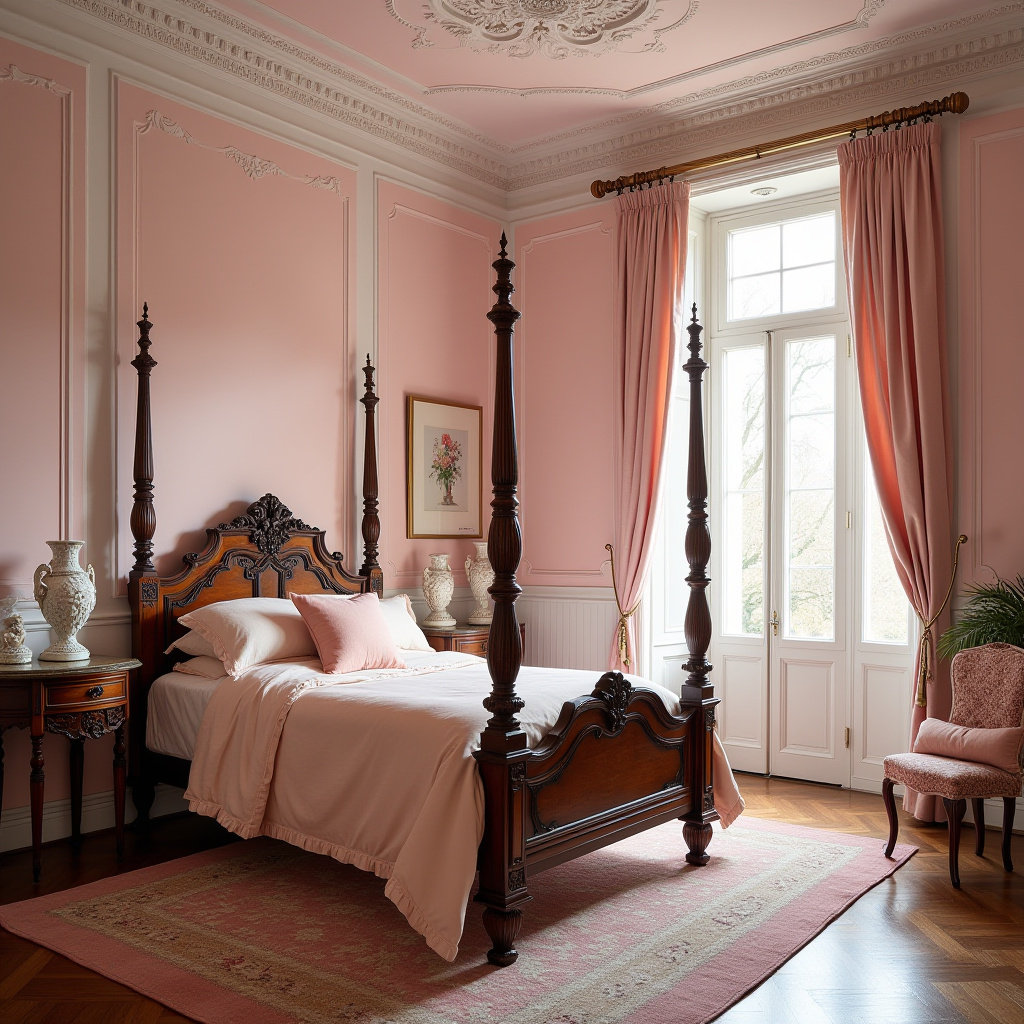 pink victorian bedroom 3