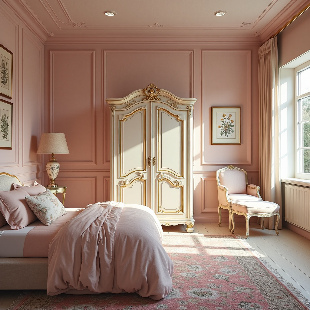 pink victorian bedroom 35